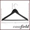 Casafield - 10 Wooden Suit Hangers - Premium Lotus Wood with Notches & Chrome Swivel Hook for Dress Clothes, Coats, Jackets, Pants, Shirts, Skirts